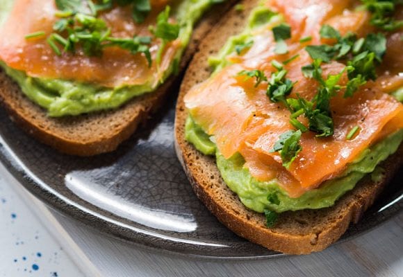 Smoked salmon avocado toast - Cityline