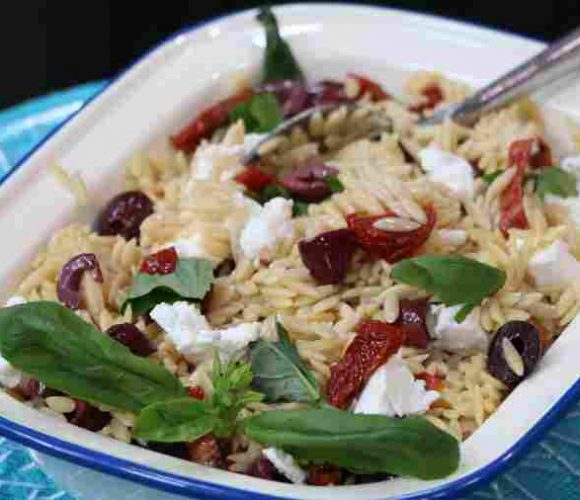 Greek Orzo Salad With Basil Claire Tansey Cityline